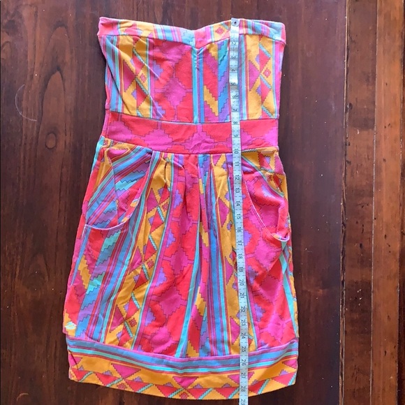 Billabong Aztec mini dress. size medium - Picture 7 of 8